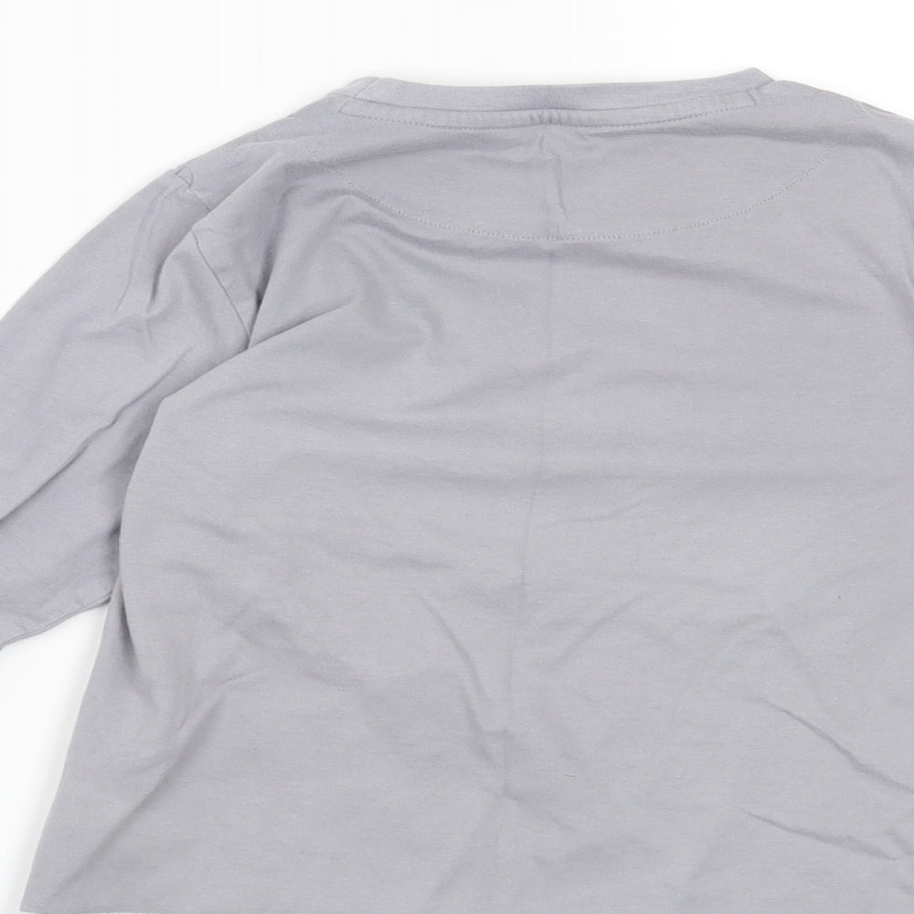 Very Boys Grey   Basic T-Shirt Size 7 Years  - up all night