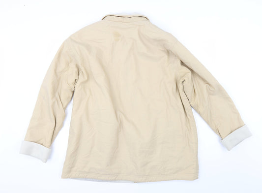 Marks and Spencer Womens Beige   Jacket  Size 14  - Reversible