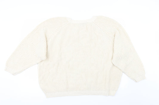 NEXT Womens Ivory   Pullover Jumper Size XL
