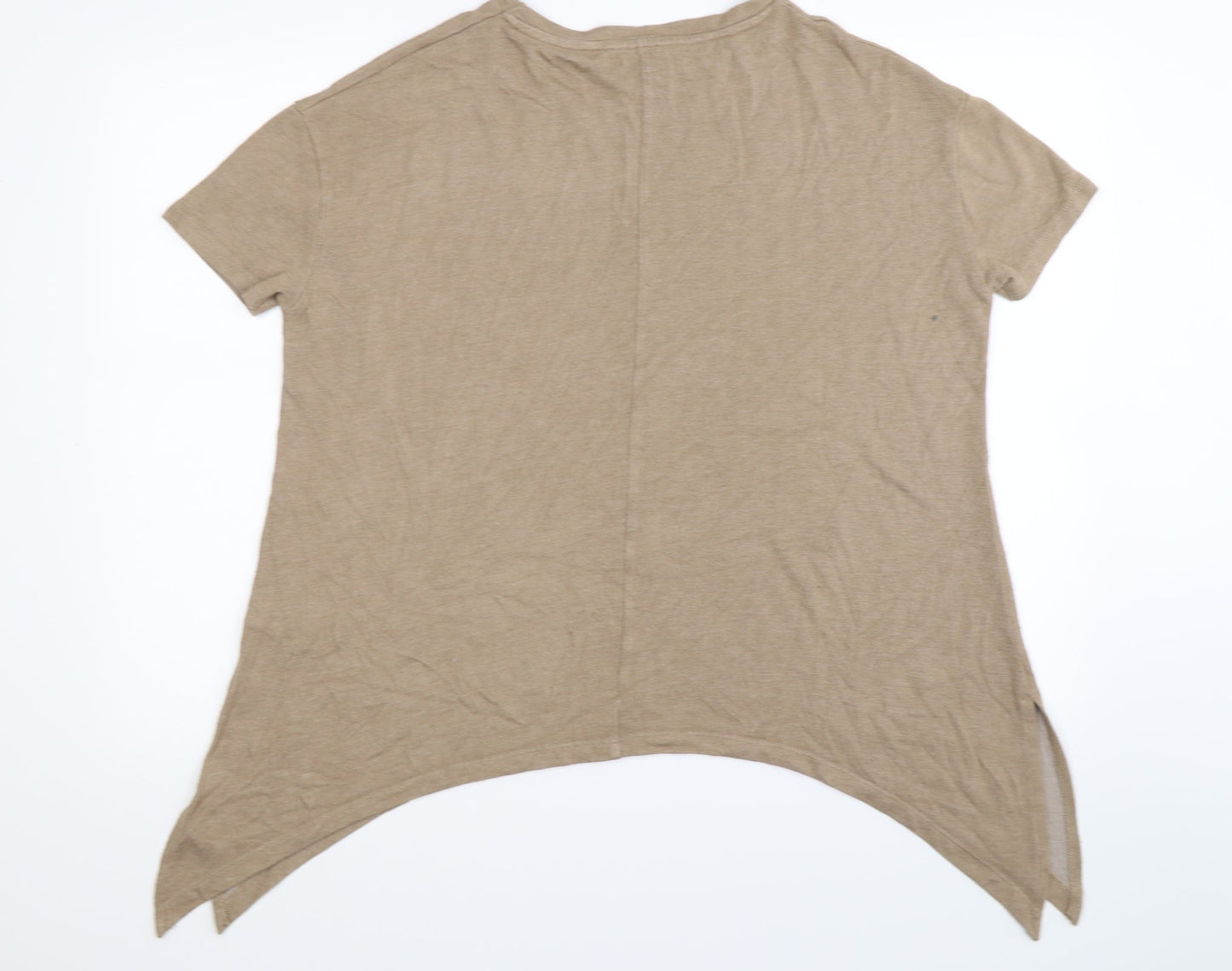 River Island Womens Beige  Knit Pullover Jumper Size 8  - Oversized