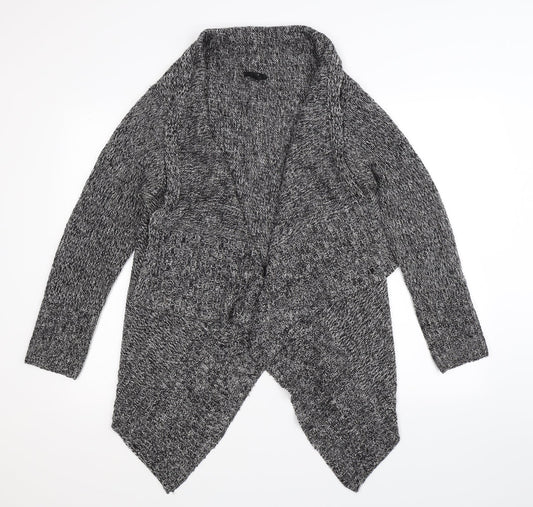 H&M Womens Grey  Knit Cardigan Jumper Size M