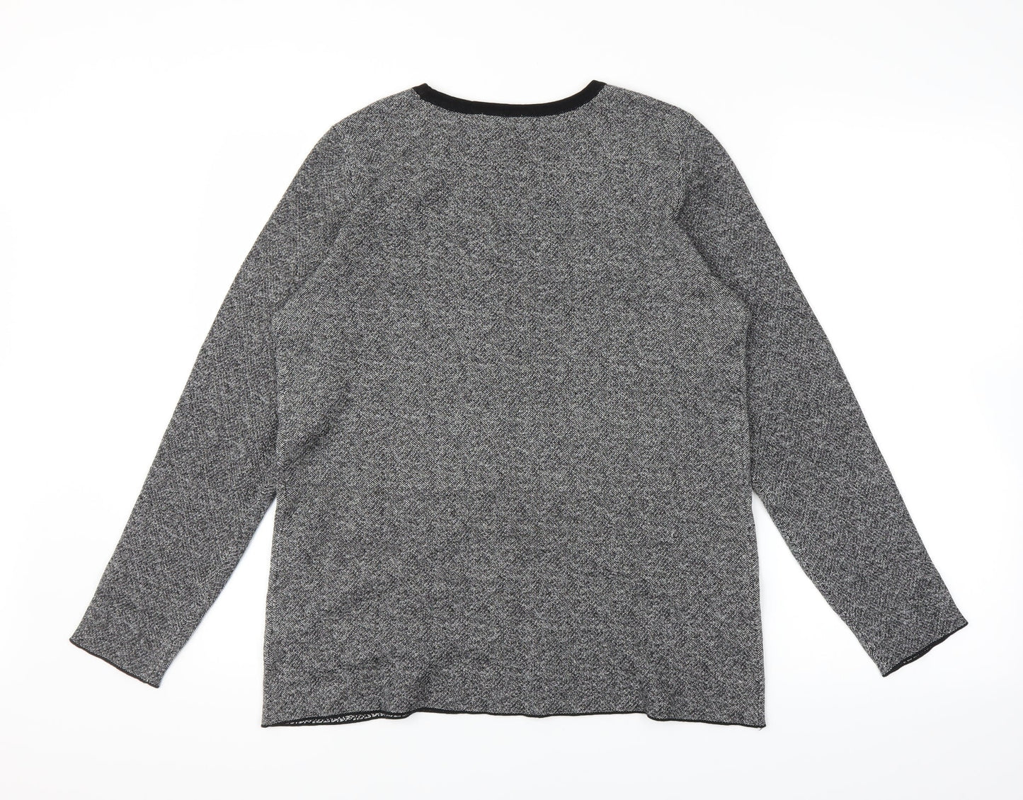 D&Co. Womens Grey   Pullover Jumper Size M