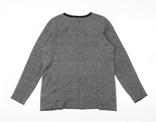 D&Co. Womens Grey   Pullover Jumper Size M