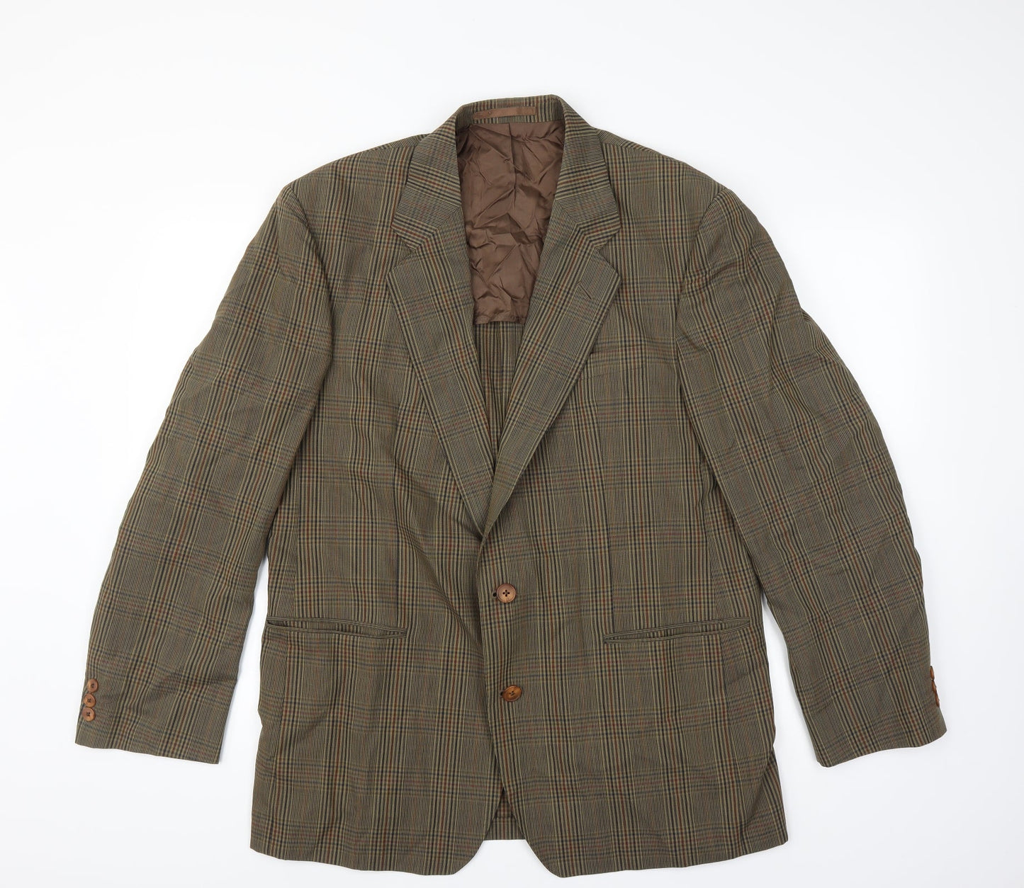St michael Mens Green   Jacket Suit Jacket Size 42