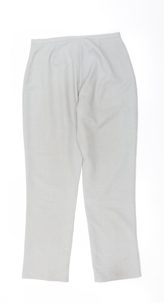 Wallis Womens Grey   Trousers  Size 12 L28 in