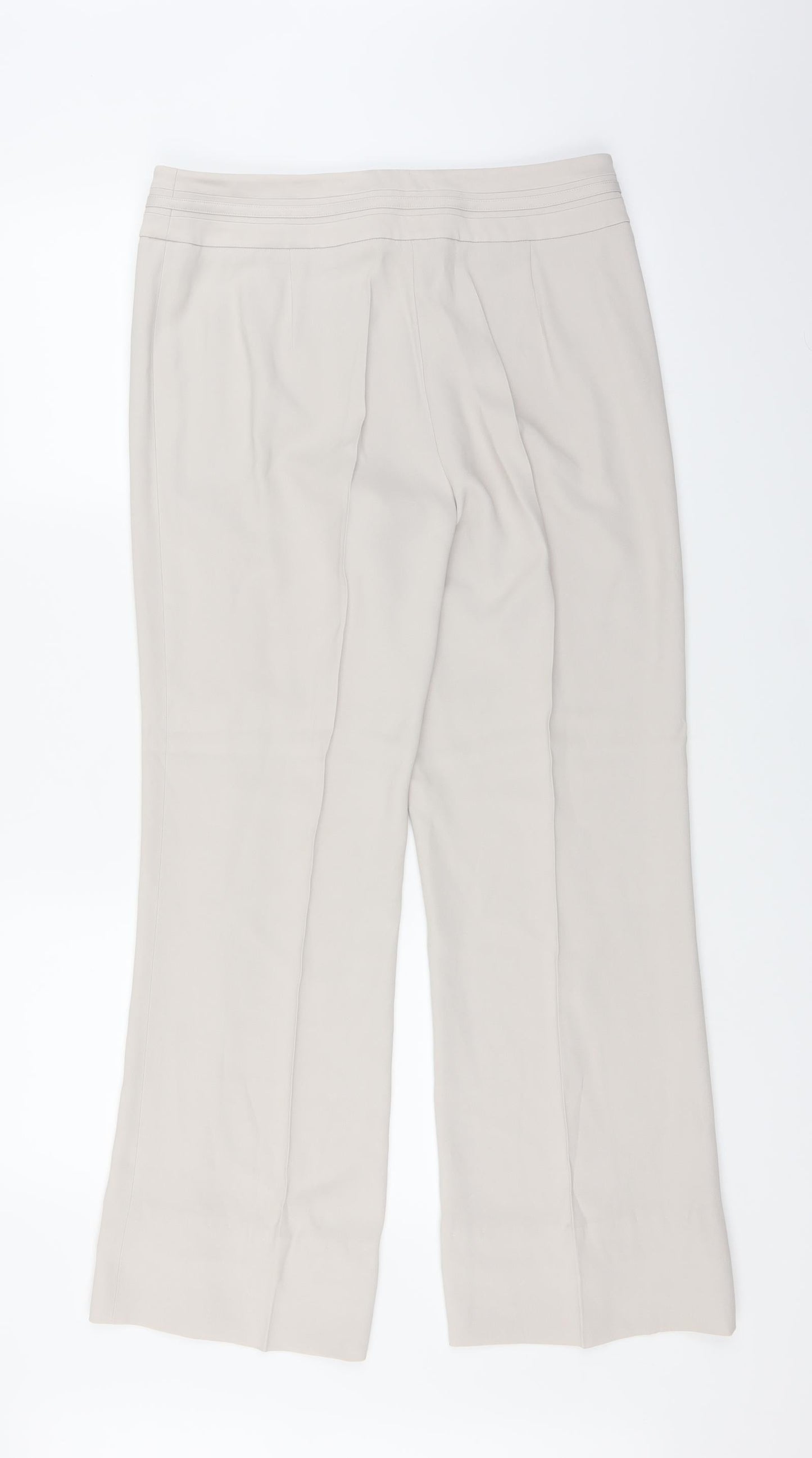 Linea Womens White   Trousers  Size 12 L29 in
