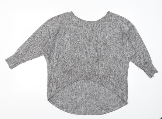 mandi Womens Grey   Pullover Jumper One Size