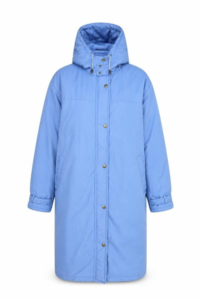 Front view of newville women’s blue jacket, size UK 46
