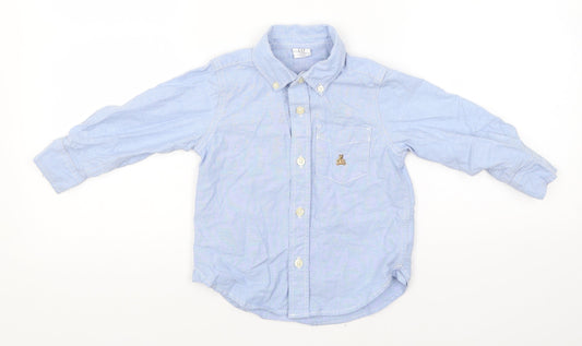 Gap Boys Blue   Basic Button-Up Size 2 Years