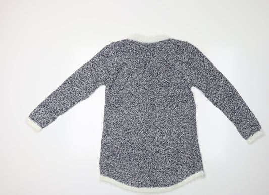 L.I.N.H.H. Womens Blue   Pullover Jumper Size M
