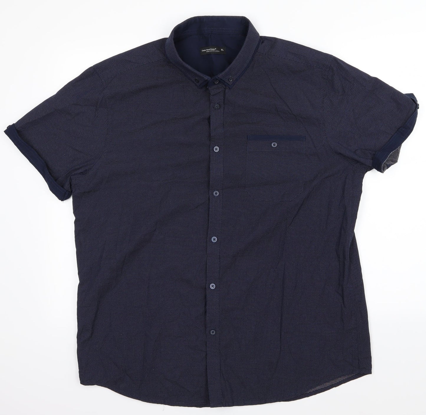 Cedar Wood State Mens Blue    Button-Up Size XL