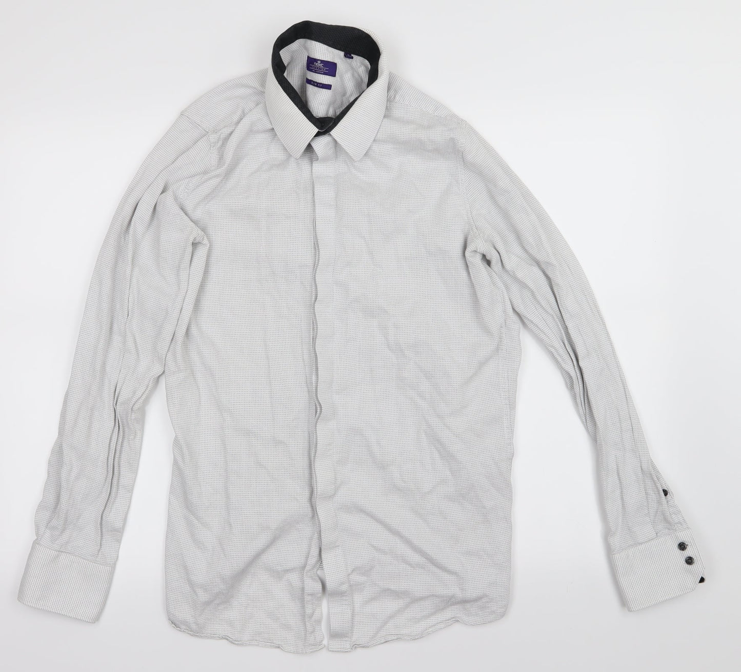 NEXT Mens White    Button-Up Size M