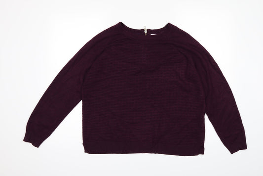 Peruna Womens Purple   Pullover Jumper Size 14