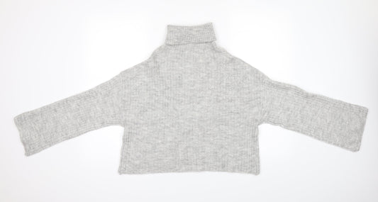 H&M Womens Grey   Pullover Jumper Size S