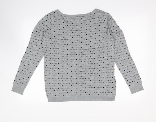 Gap Womens Green Polka Dot  Pullover Jumper Size M