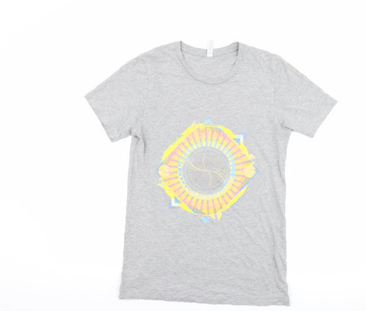Bella + Canvas Mens Grey    T-Shirt Size S  - Graphic