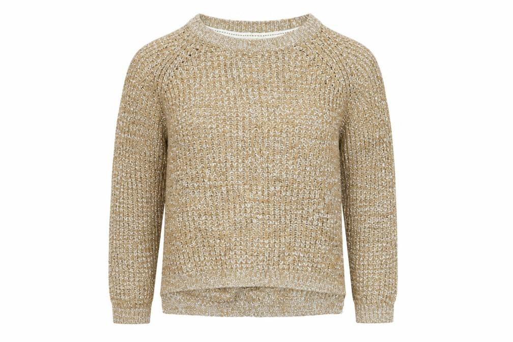 Front view of Papaya women’s brown jumper, size S