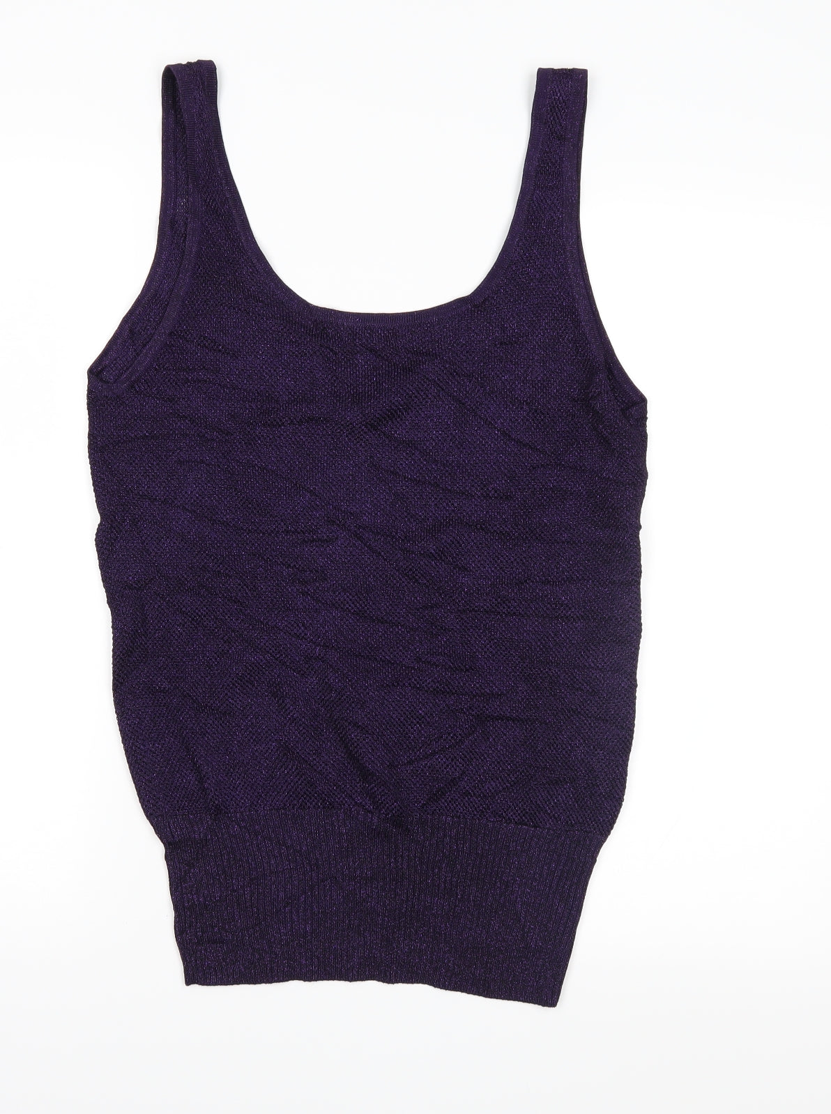 H&M Womens Purple  Knit Pullover Jumper Size M