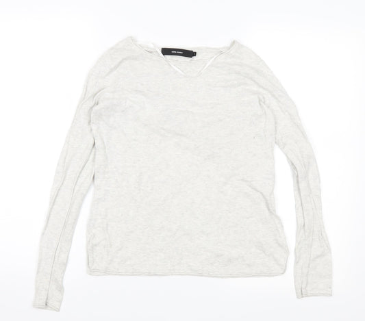 Vera Moda Womens Grey  Knit Pullover Jumper Size S