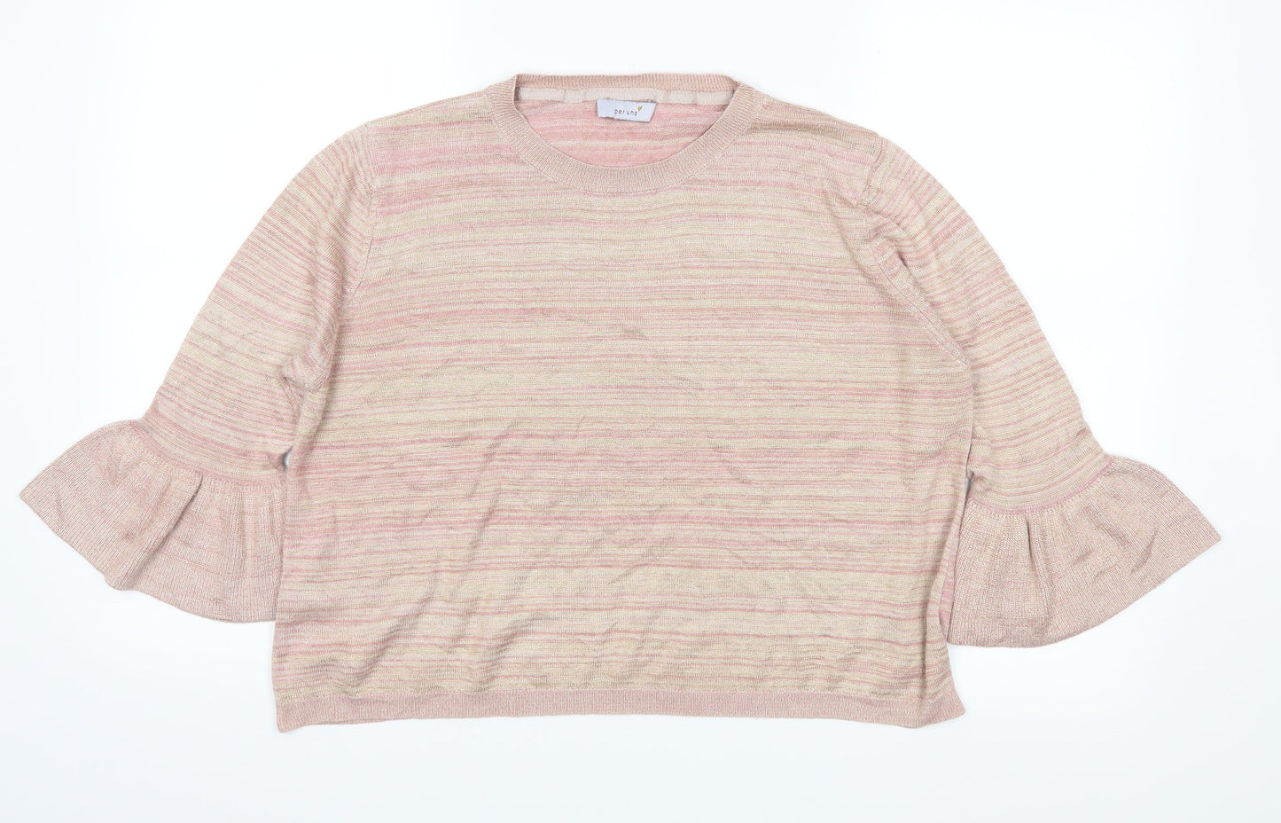 Per Una Womens Pink  Knit Pullover Jumper Size 18