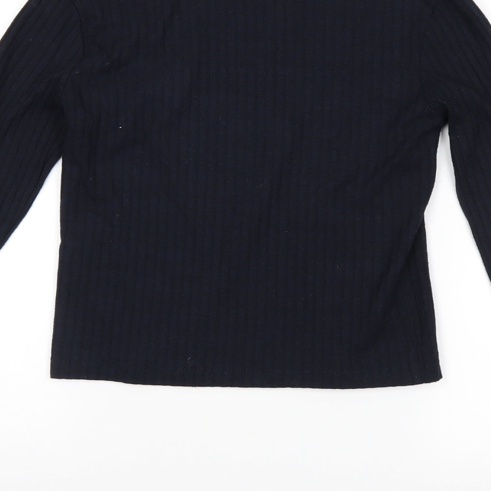 Stradivarius Womens Blue  Knit Pullover Jumper Size M