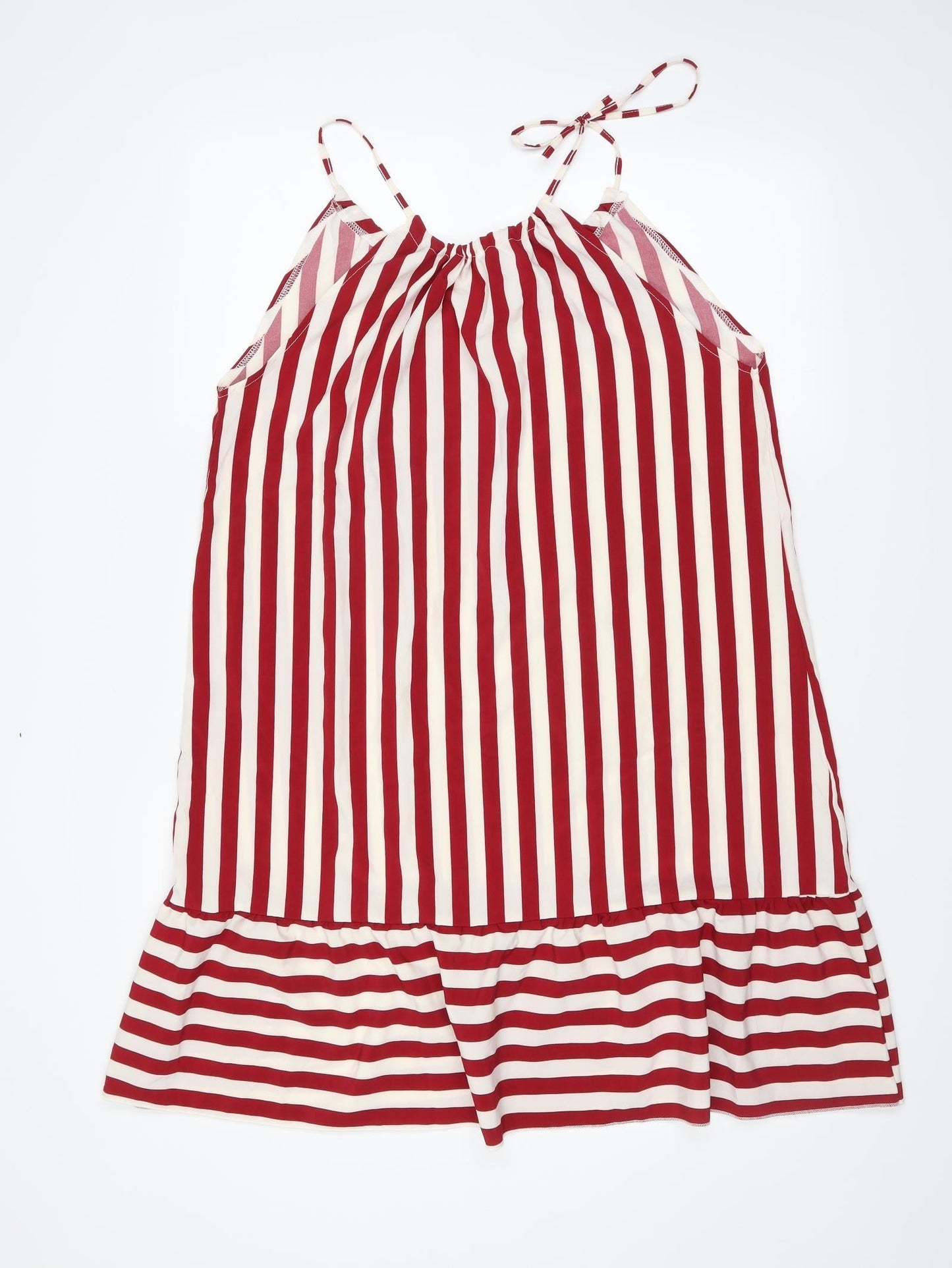 Preworn Womens Red Striped  Trapeze & Swing  Size S