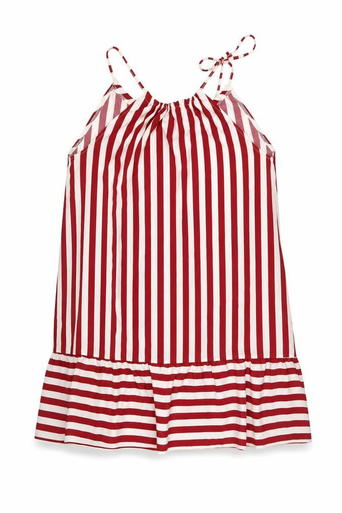 Womens Red Striped  Trapeze & Swing  Size S