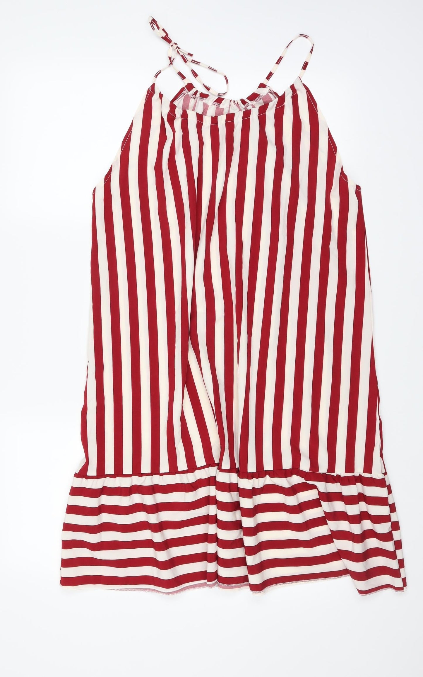 Preworn Womens Red Striped  Trapeze & Swing  Size S