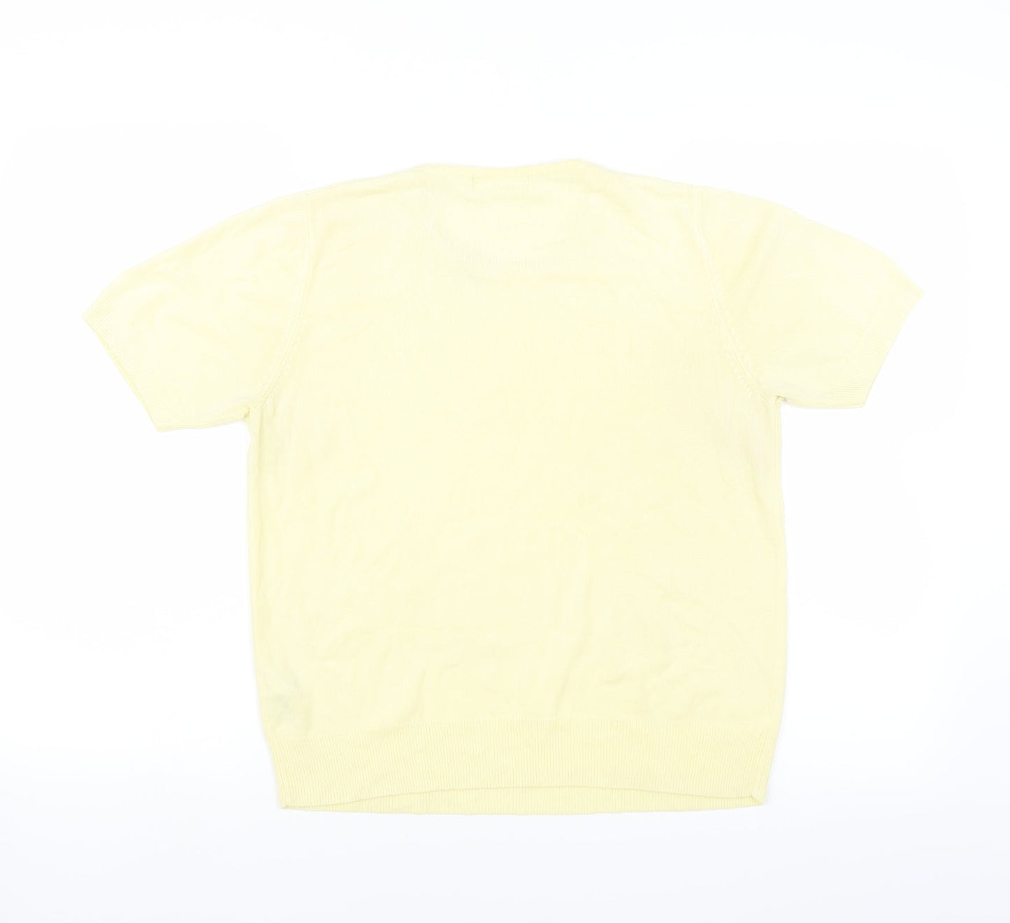 Marks and Spencer Womens Yellow   Pullover Jumper Size 14