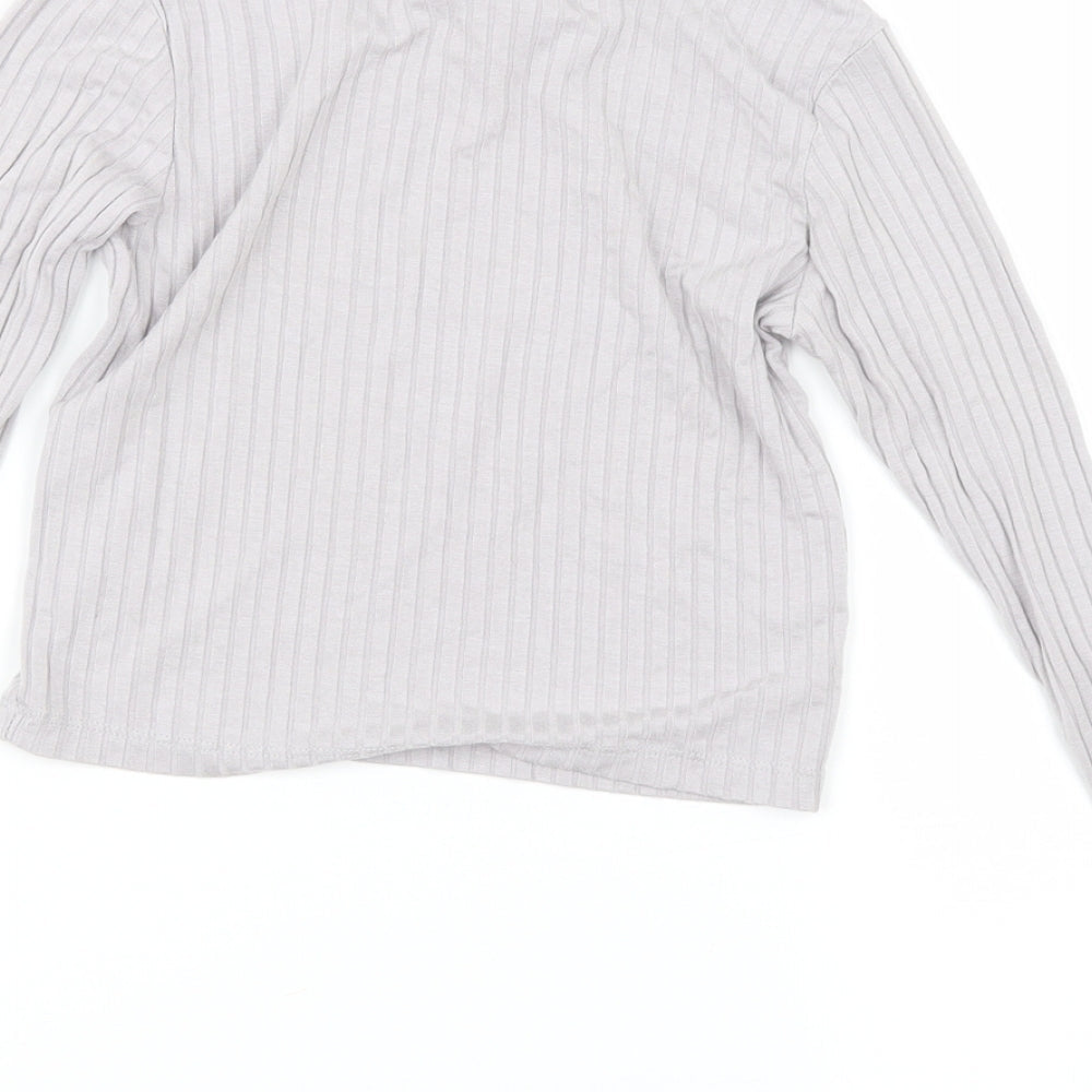 Select Girls Grey   Basic T-Shirt Size 11-12 Years