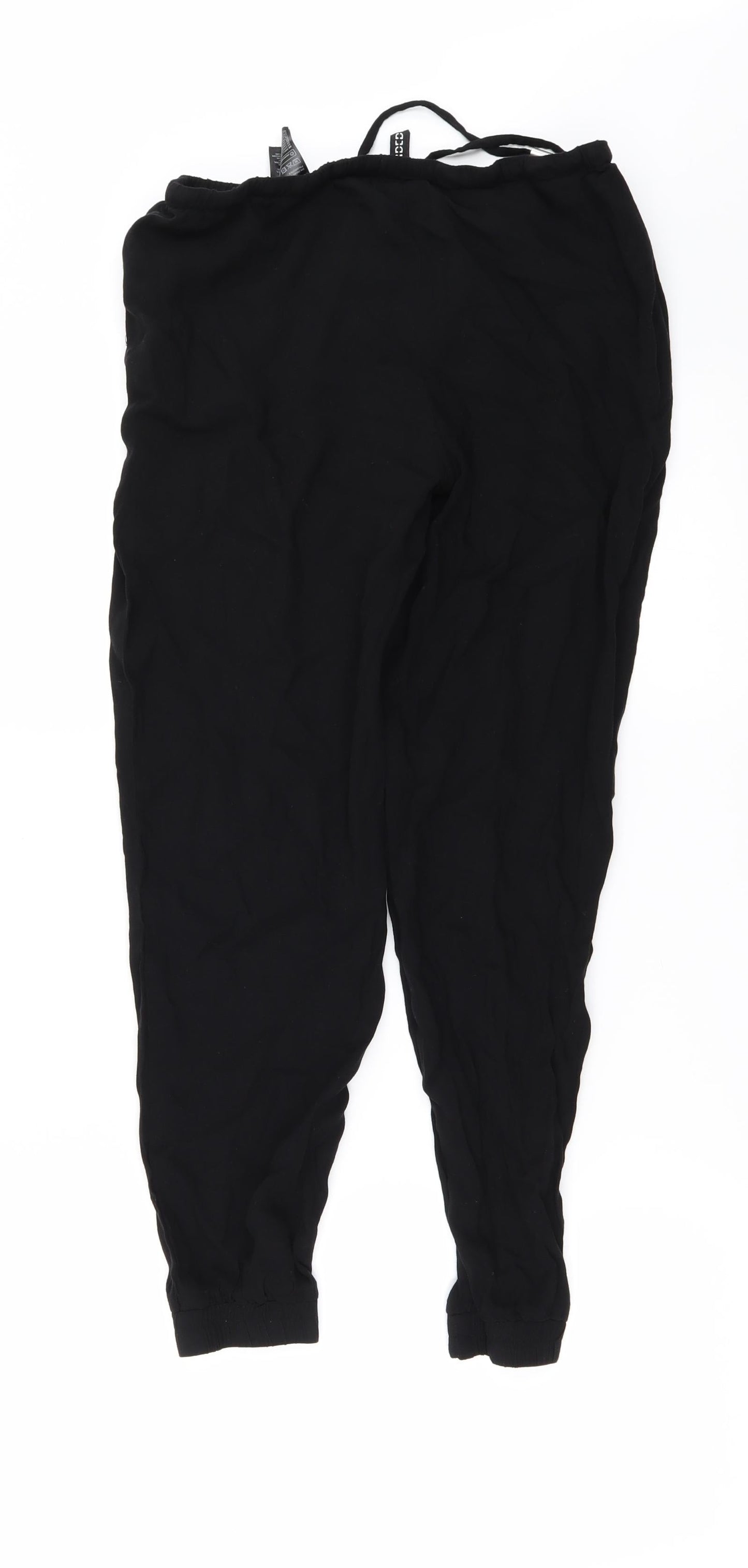 H&M Womens Black   Trousers  Size 6 L24 in