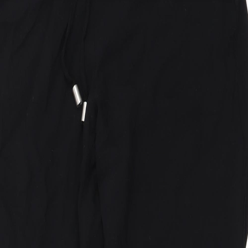 H&M Womens Black   Trousers  Size 6 L24 in