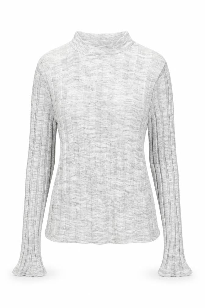 Front view of Mango women’s ivory jumper, size S