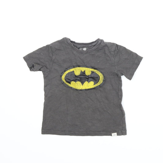 Gap Boys Grey   Basic T-Shirt Size 3 Years  - Batman