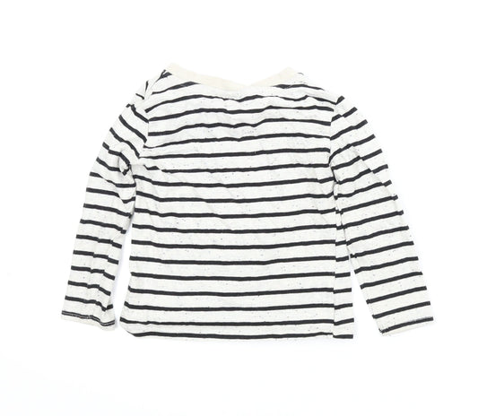 Baby Boy Boys Beige Striped  Basic T-Shirt Size 2 Years