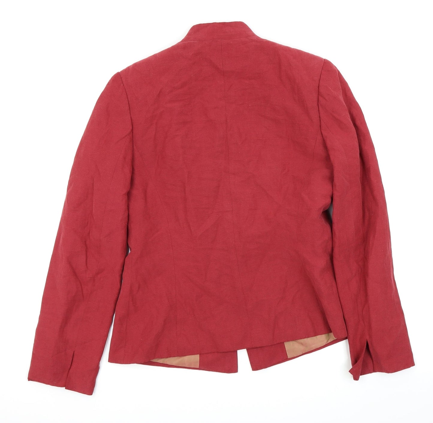 Platinum Womens Red   Jacket Blazer Size 10