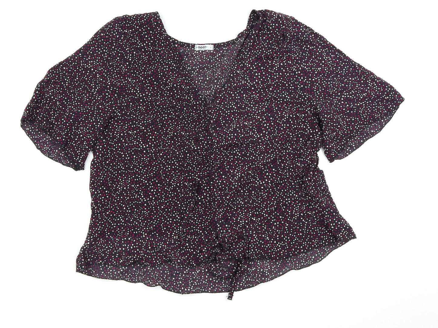 Noon Womens Black   Basic T-Shirt Size M