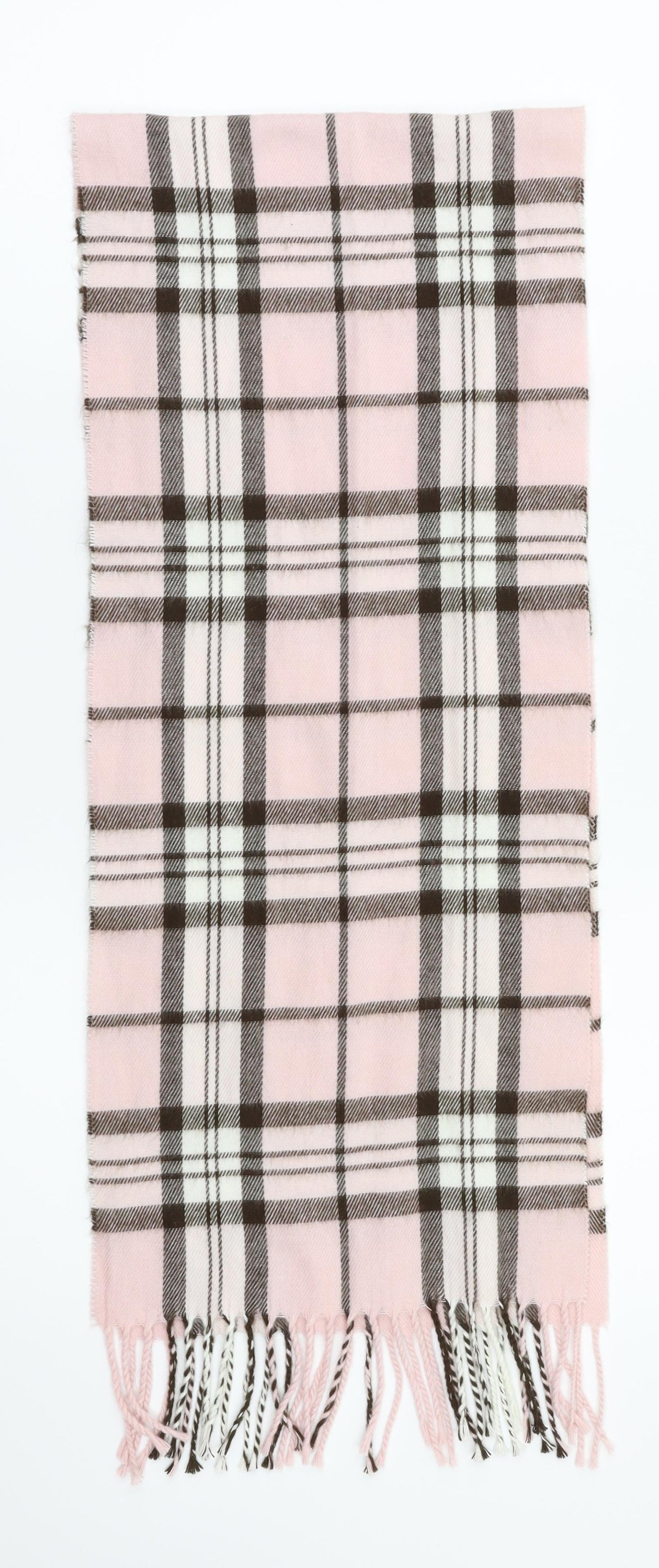 preworn  Womens Pink Check   Scarf