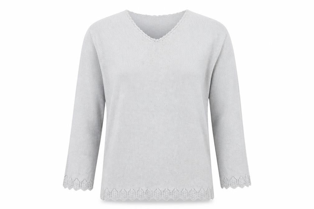 EWM Womens Silver   Basic T-Shirt Size M