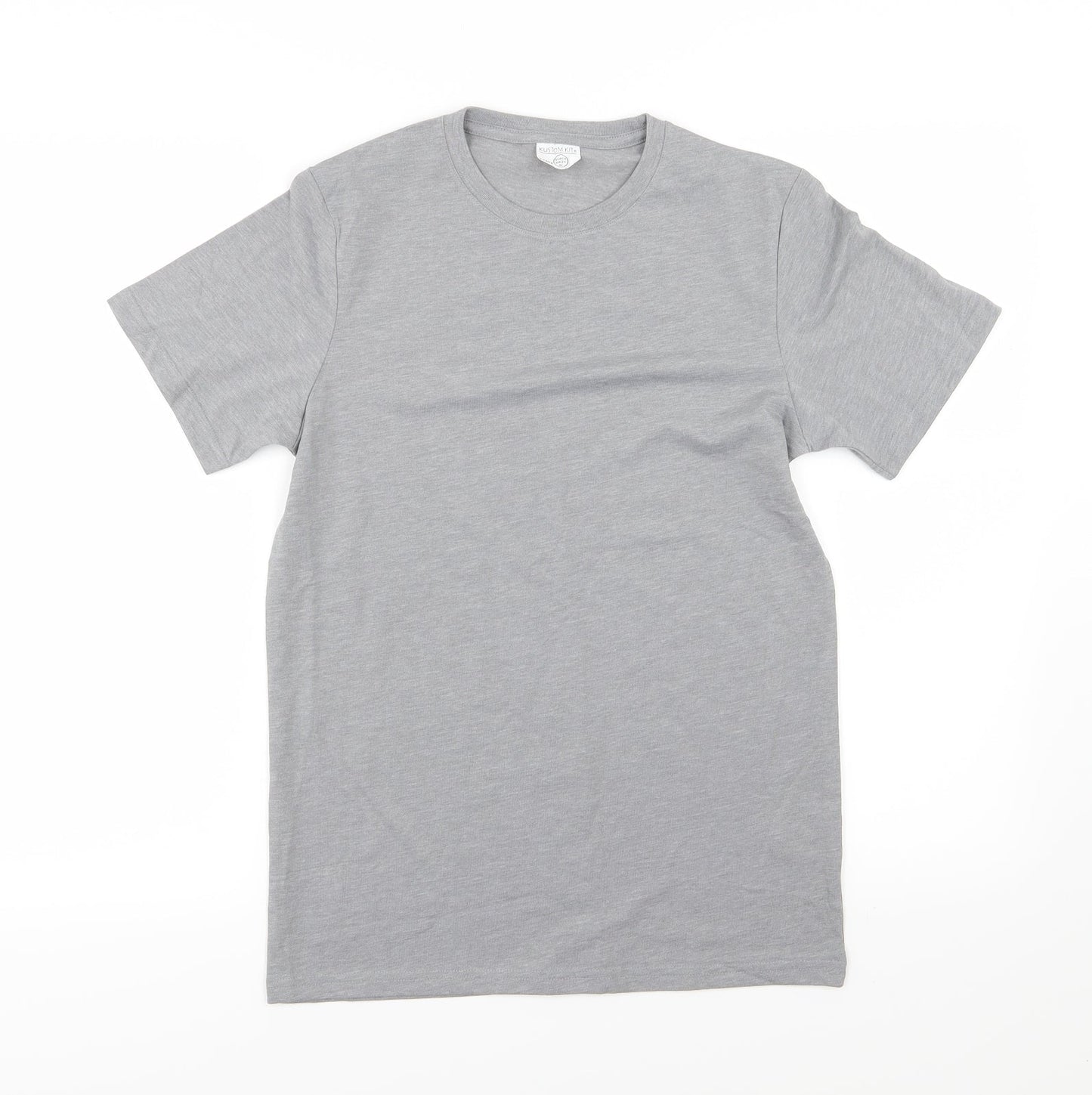 Kustom Kit Womens Grey  Jersey Basic T-Shirt Size XS