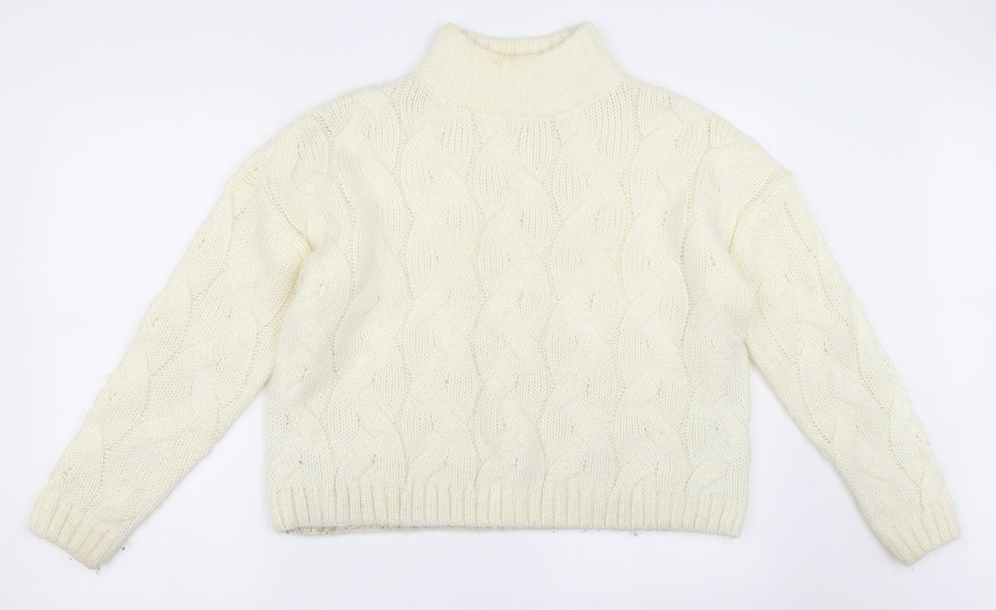 M&Co Womens Ivory   Pullover Jumper Size 12