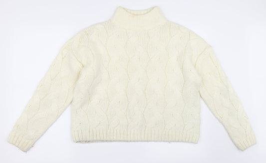 M&Co Womens Ivory   Pullover Jumper Size 12