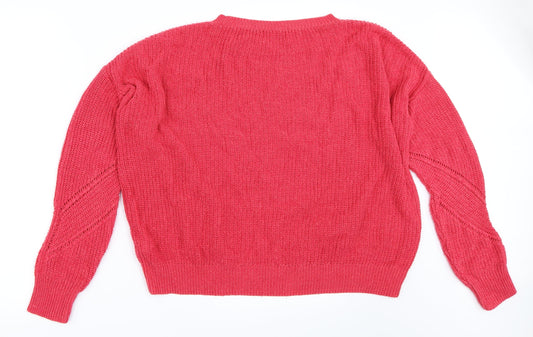 NEXT Womens Pink   Pullover Jumper Size M