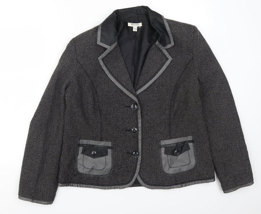 Brandter Womens Grey   Jacket  Size 18