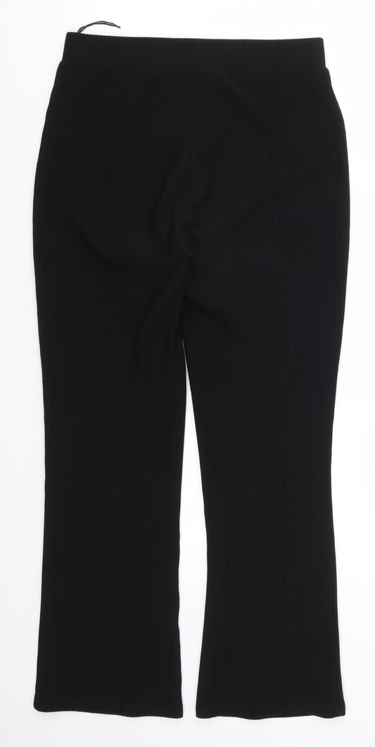 Papaya Womens Black   Trousers  Size 10 L26.5 in