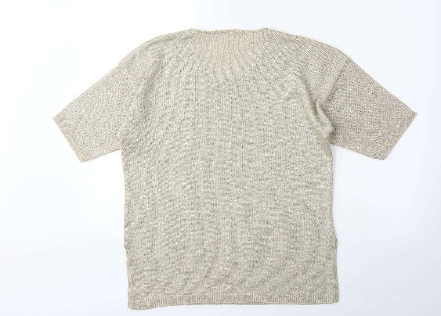 sharman Womens Beige  Knit Pullover Jumper Size 6