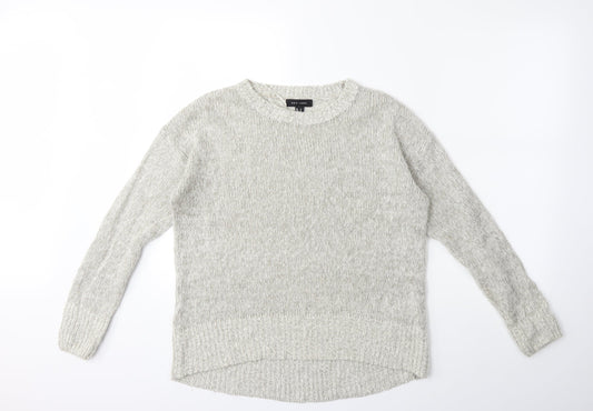 New Look Womens Grey  Knit Pullover Jumper Size S