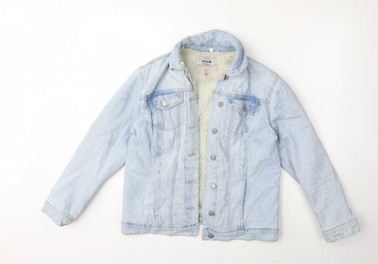 New Look Womens Blue  Denim Jacket  Size 8