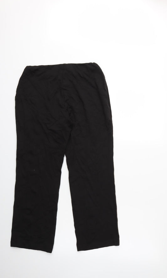 Marks and Spencer Womens Black   Trousers  Size 10 L26 in