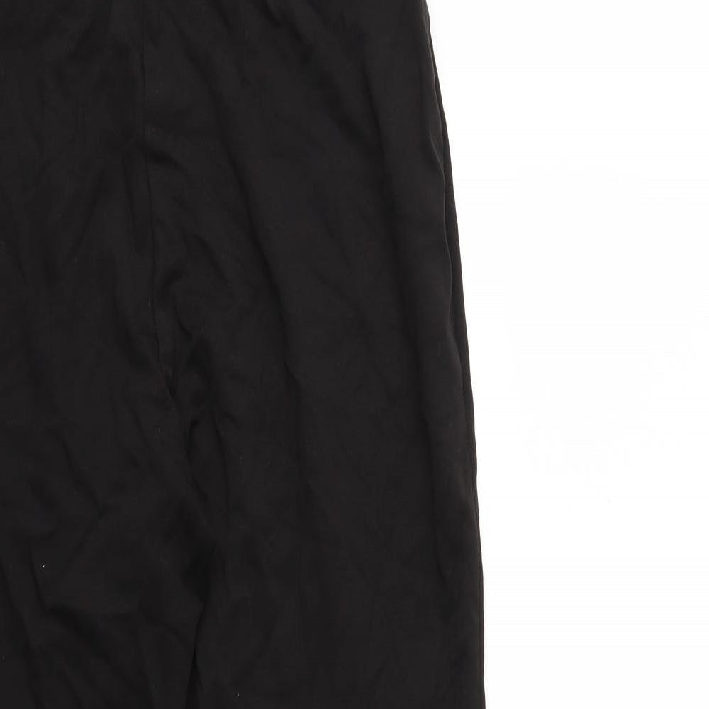 Marks and Spencer Womens Black   Trousers  Size 10 L26 in
